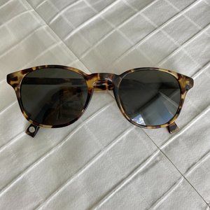 Warby Parker Downing Sunglasses in Walnut Tortoise